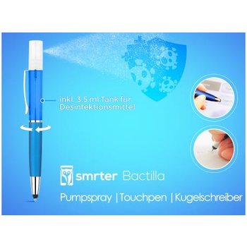 Smrter Bactilla Desinfektionsspray - Touchpen - Kugelschreiber