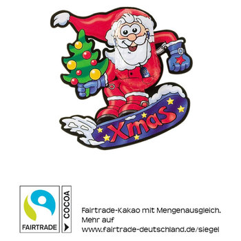 Snowboard-Santa