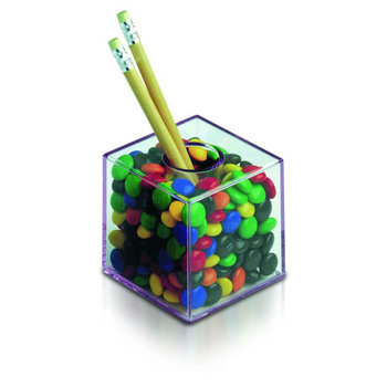 Stiftehalter CUBE mit gestelltem Füllmaterial