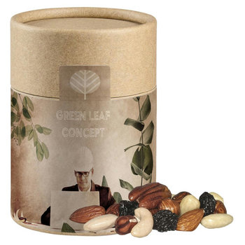Studentenfutter, ca. 80g, Biologisch abbaubare Eco Pappdose Midi