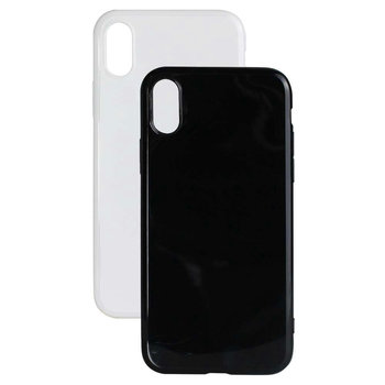 TPU Soft-Cover Sieb- oder Fotodruck Rückseite IPHONE XS