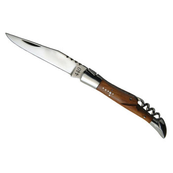 Taschenmesser \'Tradition\', 11cm, Korkenzieher, Olivenholz