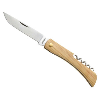 Traditionelles Taschenmesser \'Terroir\', Korkenzieher, Olivenholz