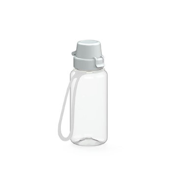 Trinkflasche "School" klar-transparent inkl. Strap 0,4 l