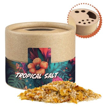 Tropiksalz, ca. 50g, Biologisch abbaubarer Eco Pappstreuer Mini