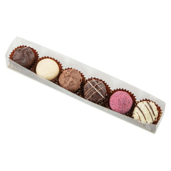 Trüffelpralinen 6er in Blister-Stangen-Verpackung