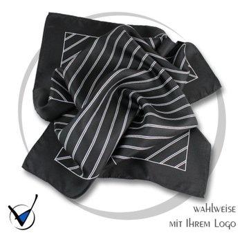 Tuch Kollektion Dessin 37A-6 - Schwarz/Weiß