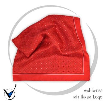 Tuch Sparkasse 3 Logo allover mit Tupfen