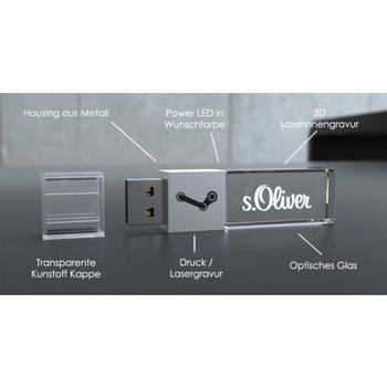 USB CRYSTAL mini (64GB) 3.0