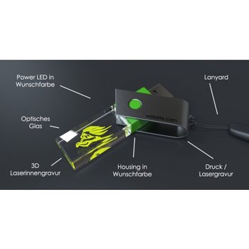 USB Crystal turn (4GB)