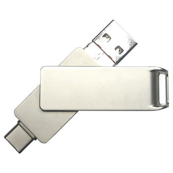 USB-Stick 4in1 OTG 03 USB 3.0 Flash Disk   8 GB Silber