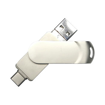 USB-Stick 4in1 OTG 06 USB 3.0 Flash Disk   8 GB Silber