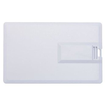 USB-Stick Credit Card 5 USB 2.0 COB   1 GB Weiß