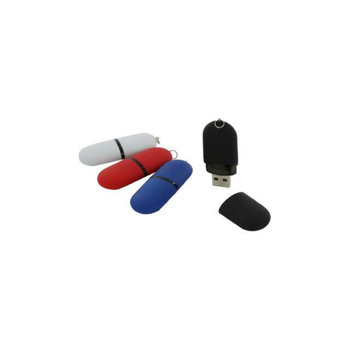 USB-Stick F11 gummiert USB 2.0 Flash Disk   1 GB Blau