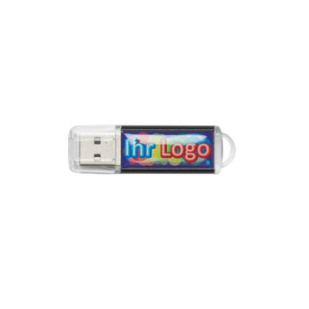USB-Stick F47 Doming USB 2.0 Flash Disk   1 GB Schwarz