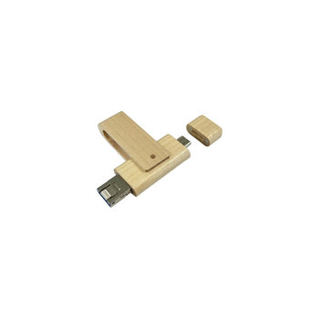 USB-Stick OTG H24 4 in 1 USB 3.0 Flash Disk   8 GB Ahorn