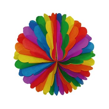 Wabenball klein Regenbogen-Pride