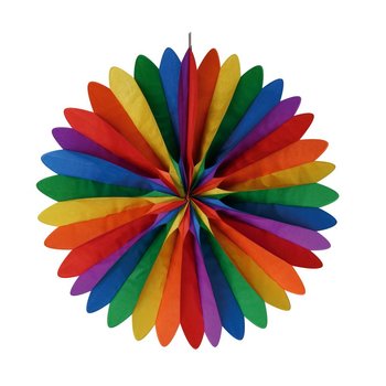 Wandfächer Regenbogen-Pride