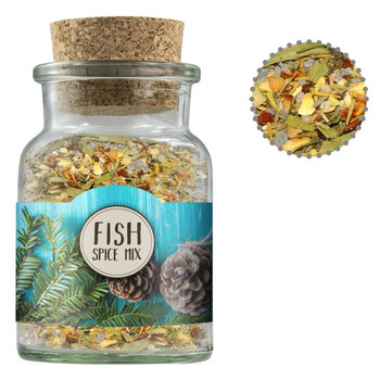 Weihnachts Gewürzmischung Fisch, ca. 40g, Korkenglas