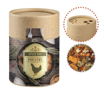 Weihnachts Gewürzmischung Geflügel, ca. 60g, Biologisch abbaubarer Eco Pappstreuer Midi