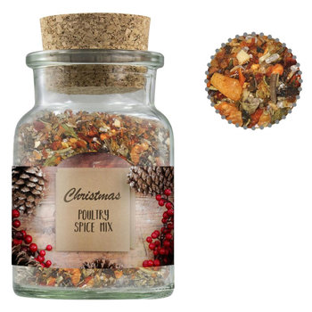 Weihnachts Gewürzmischung Geflügel, ca. 60g, Korkenglas