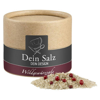 Wildgewürzsalz, ca. 45g, Biologisch abbaubare Eco Pappdose Mini