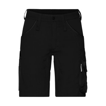 Workwear Stretch-Bermuda Slim Line-Spezialisierte kurze Arbeitshose in schmaler Schnittführung mit elastischen Einsätzen und funktionellen Details