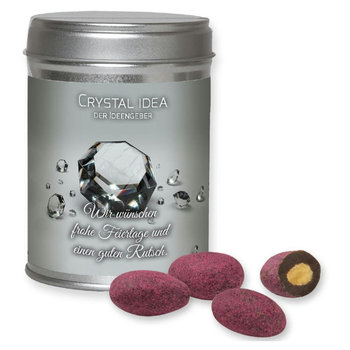 Zartbitter-Himbeer Mandeln, ca. 100g, Dual-Dose