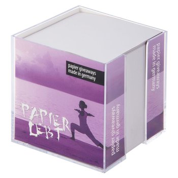 Zettelbox "Trendy-B" 10 x 10 x 10 cm, einwandig