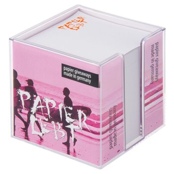 Zettelbox "Twin-Small" 10 x 10 x 10 cm, doppelwandig