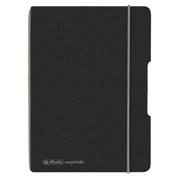 herlitz my.book flex DIN A6 Lederoptik Schwarz