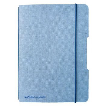 herlitz my.book flex DIN A6 Leinenoptik Blau