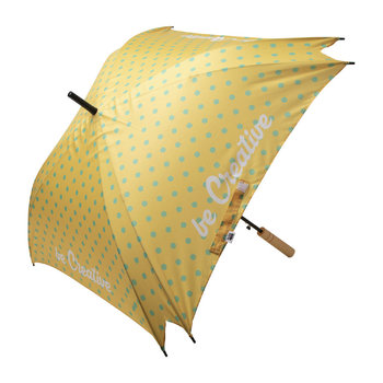 individueller Regenschirm CreaRain Square RPET