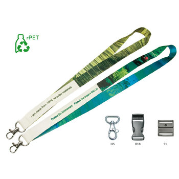 rPET-Heißtransferlanyard